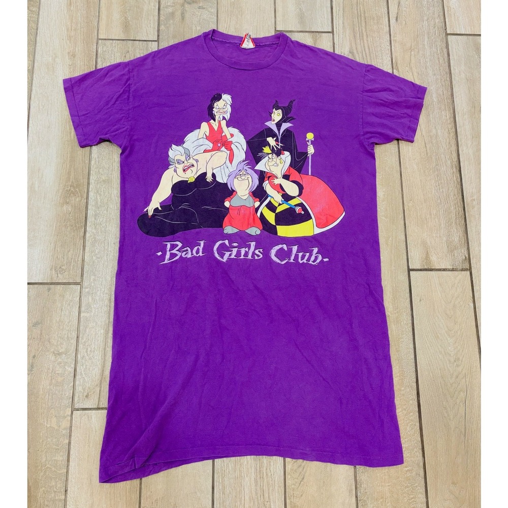 Disney Bad Girls Club Ursula Maleficent Cruella De Vil Queen of Hearts T Shirt